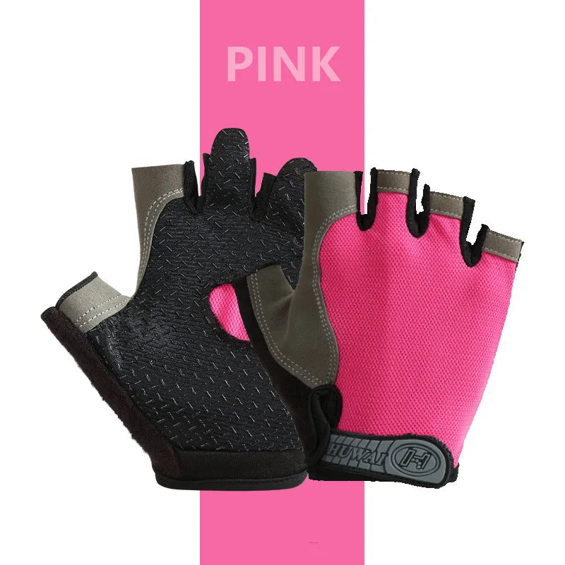 Breathable Fingerless Cycling Gloves