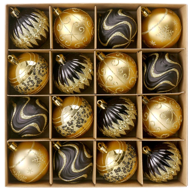 Festive Christmas Ball Ornament Set