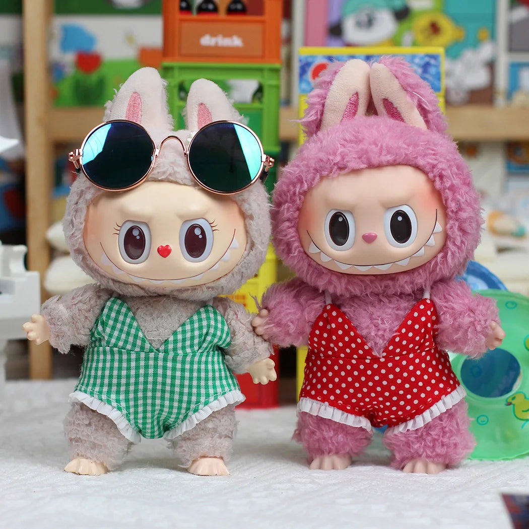 SeamosToys 17cm Labubu Summer Outfit