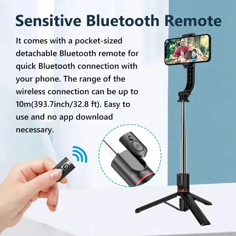 Wireless Bluetooth Selfie Tripod