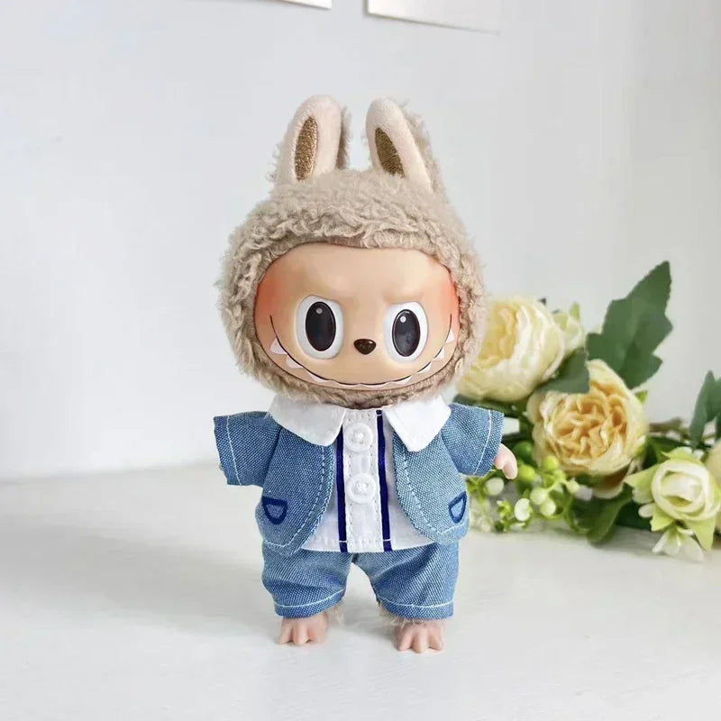 17cm Labubu Hoodie Clothes