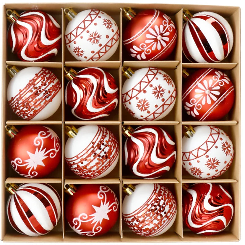 Festive Christmas Ball Ornament Set