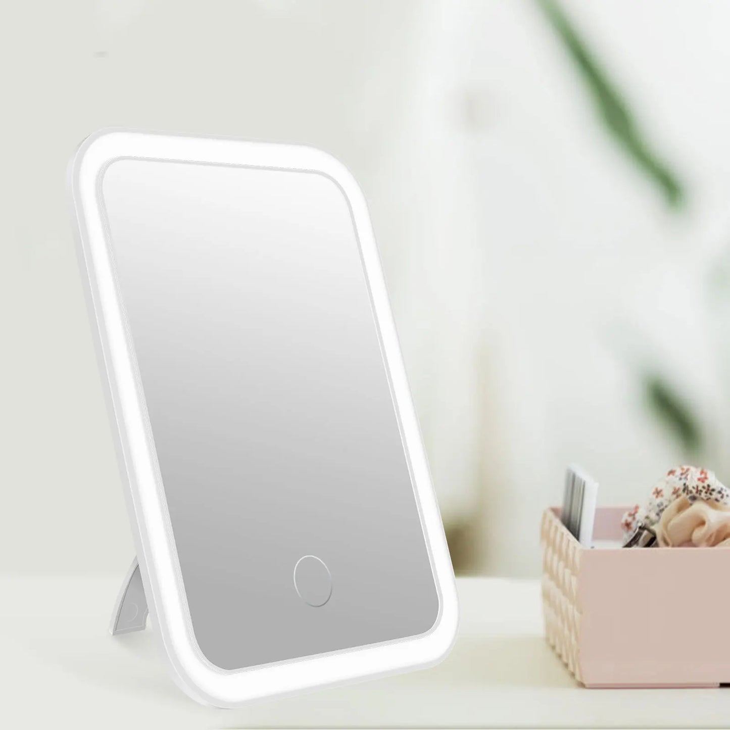 LED Touch Screen Makeup Mirror