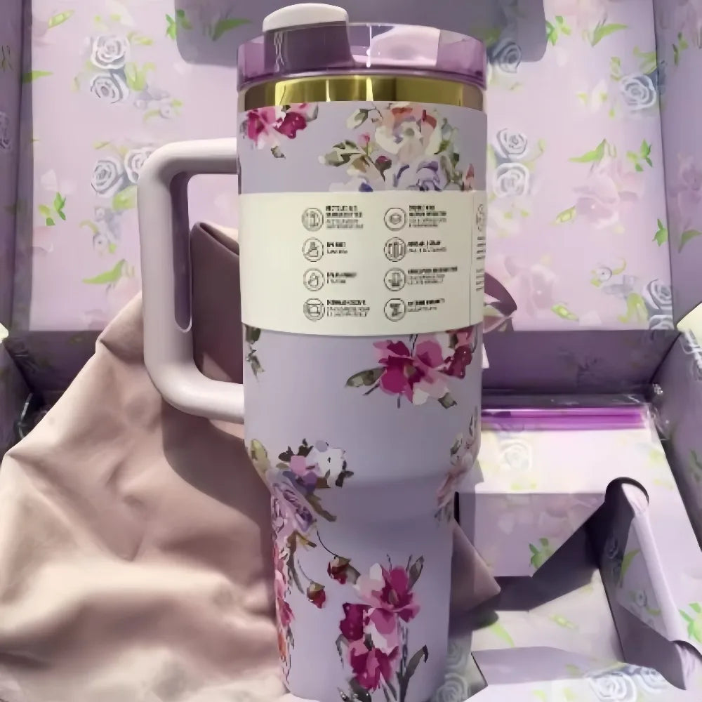 Stanley Style Flat Bottom Tumbler