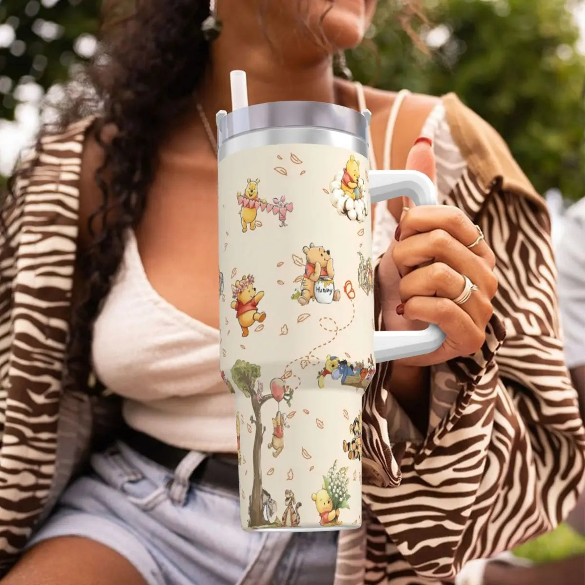 Winnie the Pooh Camping Tumbler