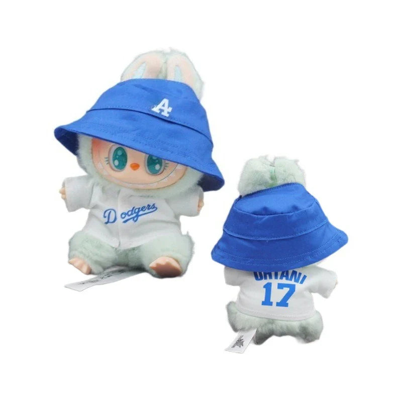 Bandai Labubu Number 17 Baseball Outfit