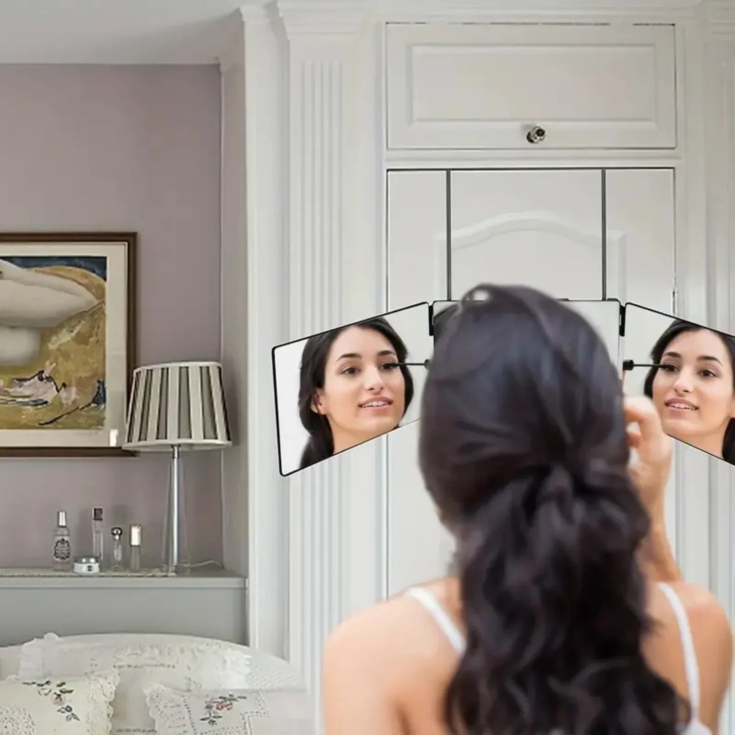 360° Trifold Adjustable Makeup Mirror