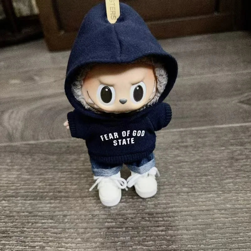 Labubu Doll Clothes Sweater Set