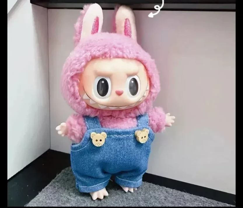 17cm Labubu Hoodie Outfit