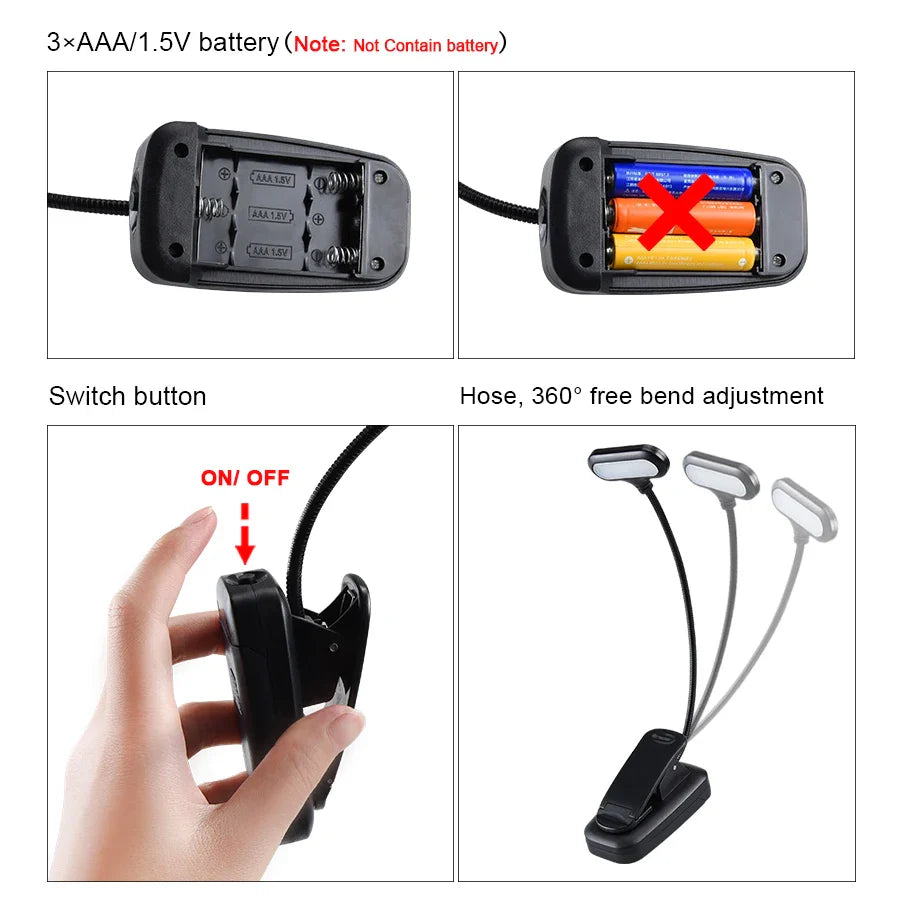 Mini Portable LED Book Light