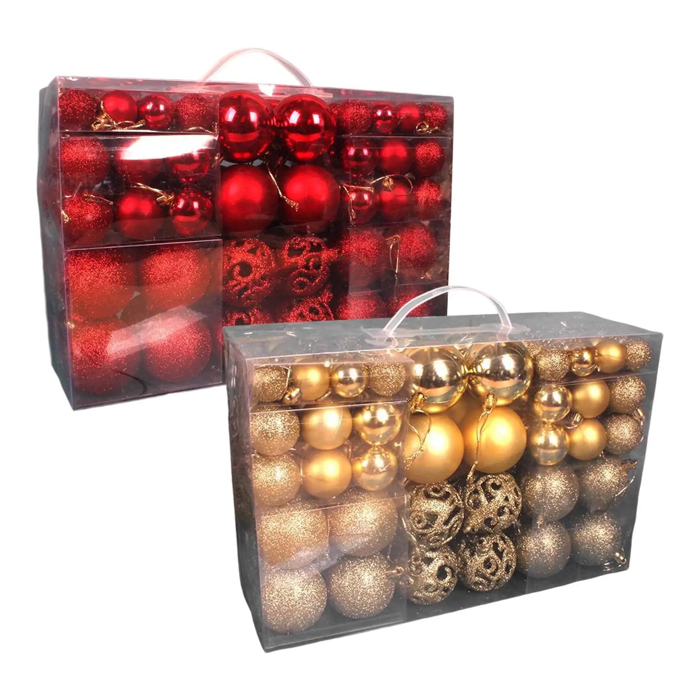 100pcs Shatterproof Christmas Ball Ornaments