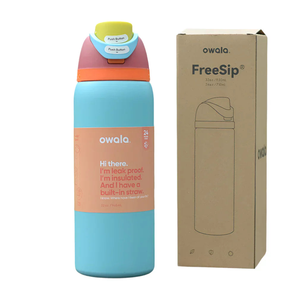 Owala FreeSip Purple Water Bottle