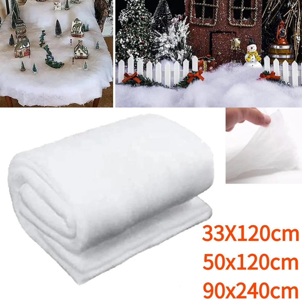 Artificial Christmas Snow Blanket Roll