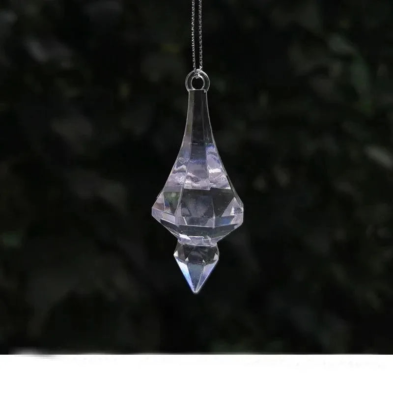 Sparkling Snowflake Christmas Pendant Set