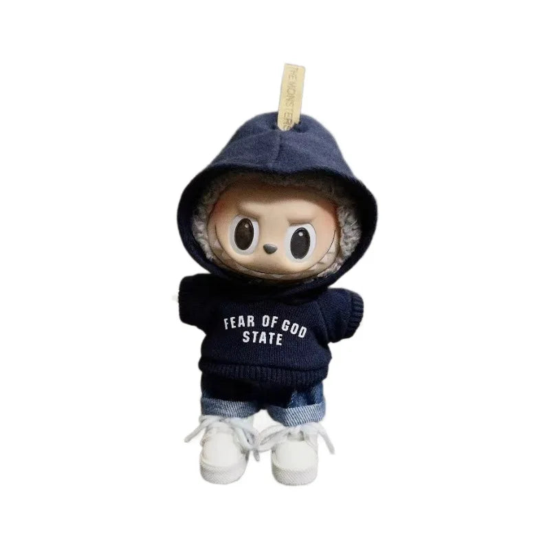 Labubu Doll Clothes Sweater Set