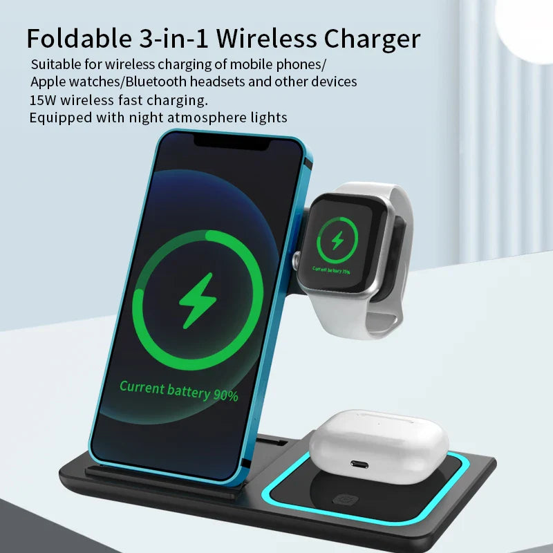 3-in-1 Travel Charging Pad