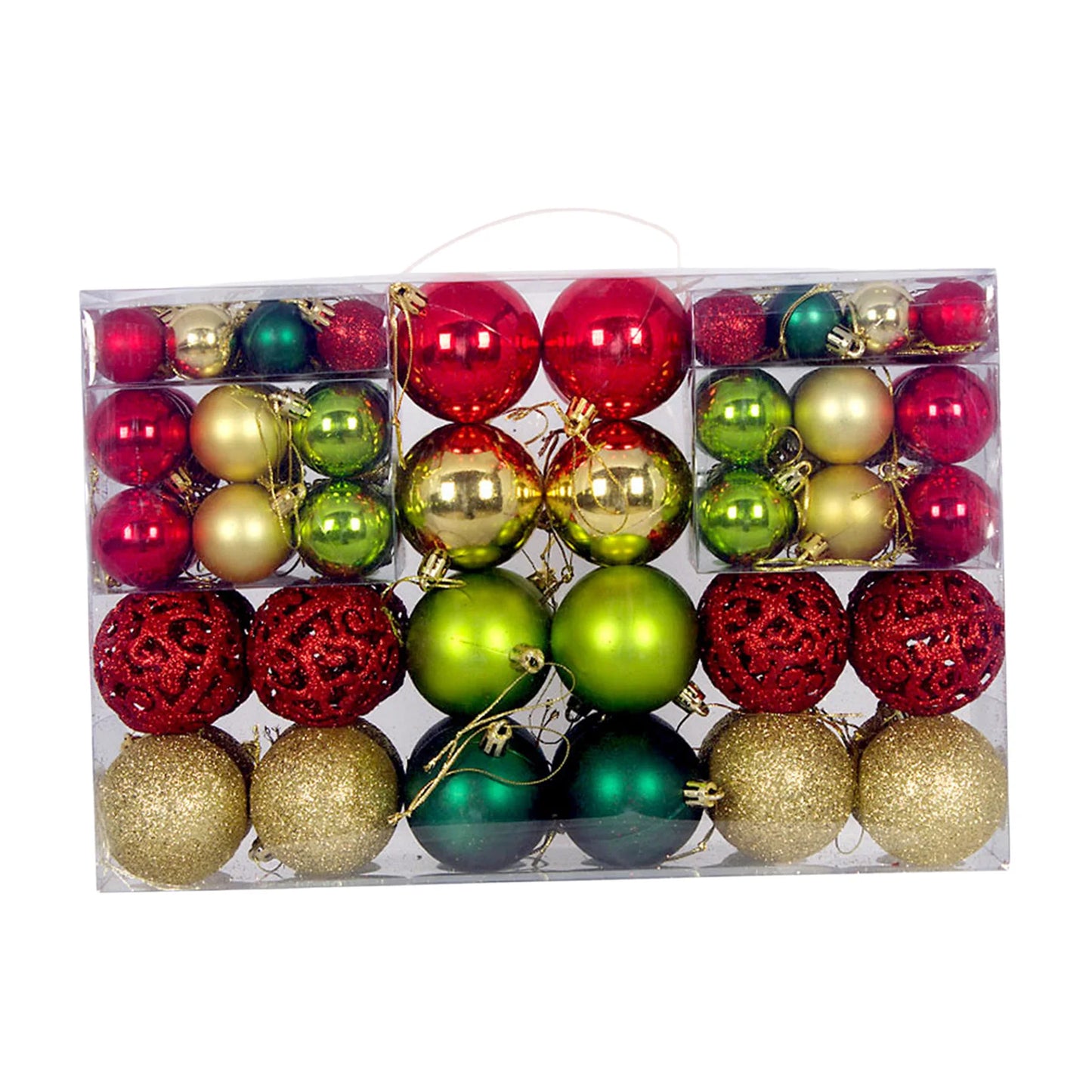 100pcs Shatterproof Christmas Ball Ornaments