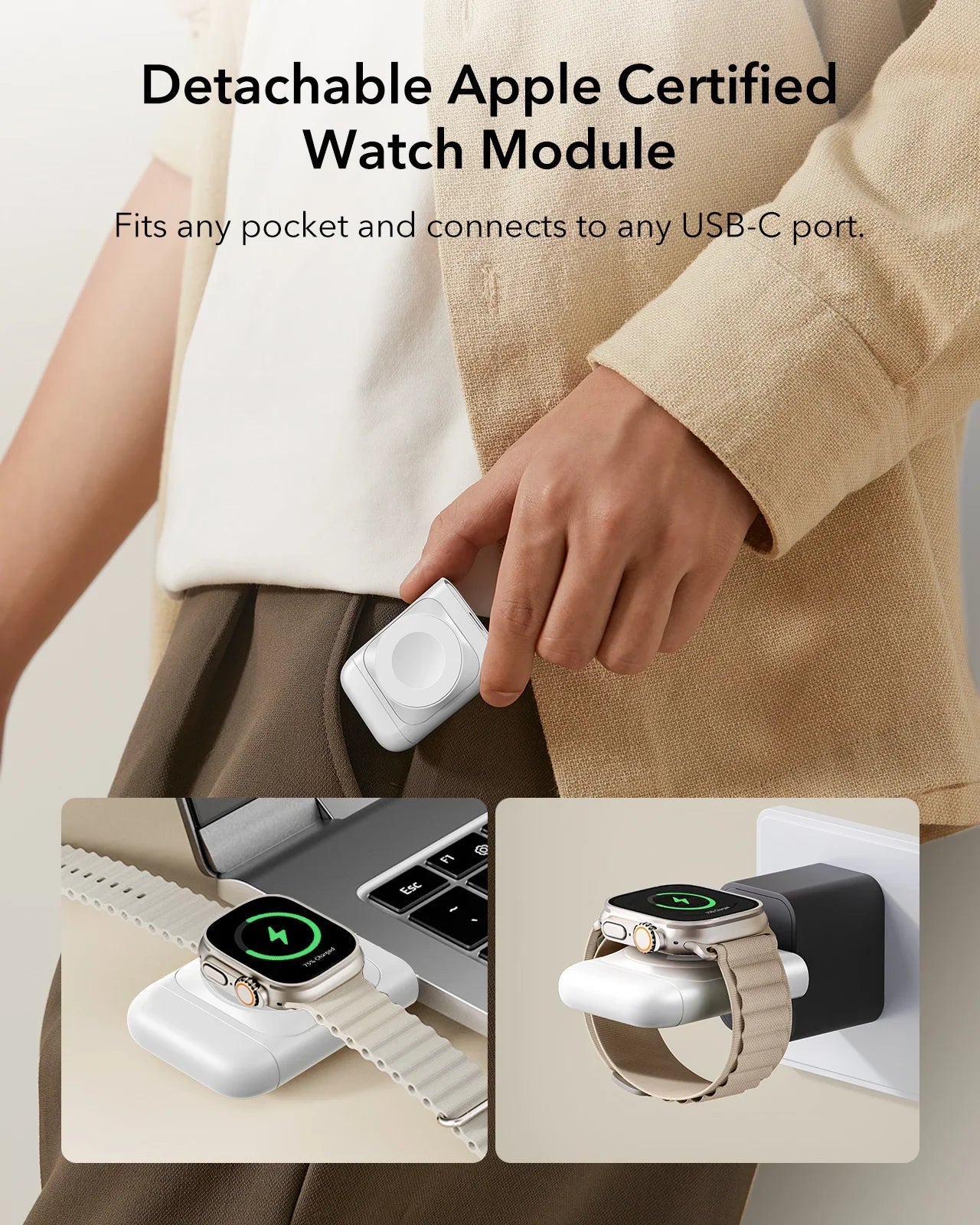 ESR 3-in-1 Qi2 Wireless Charger