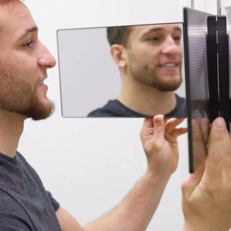 LED Trifold Self-Haircut Mirror