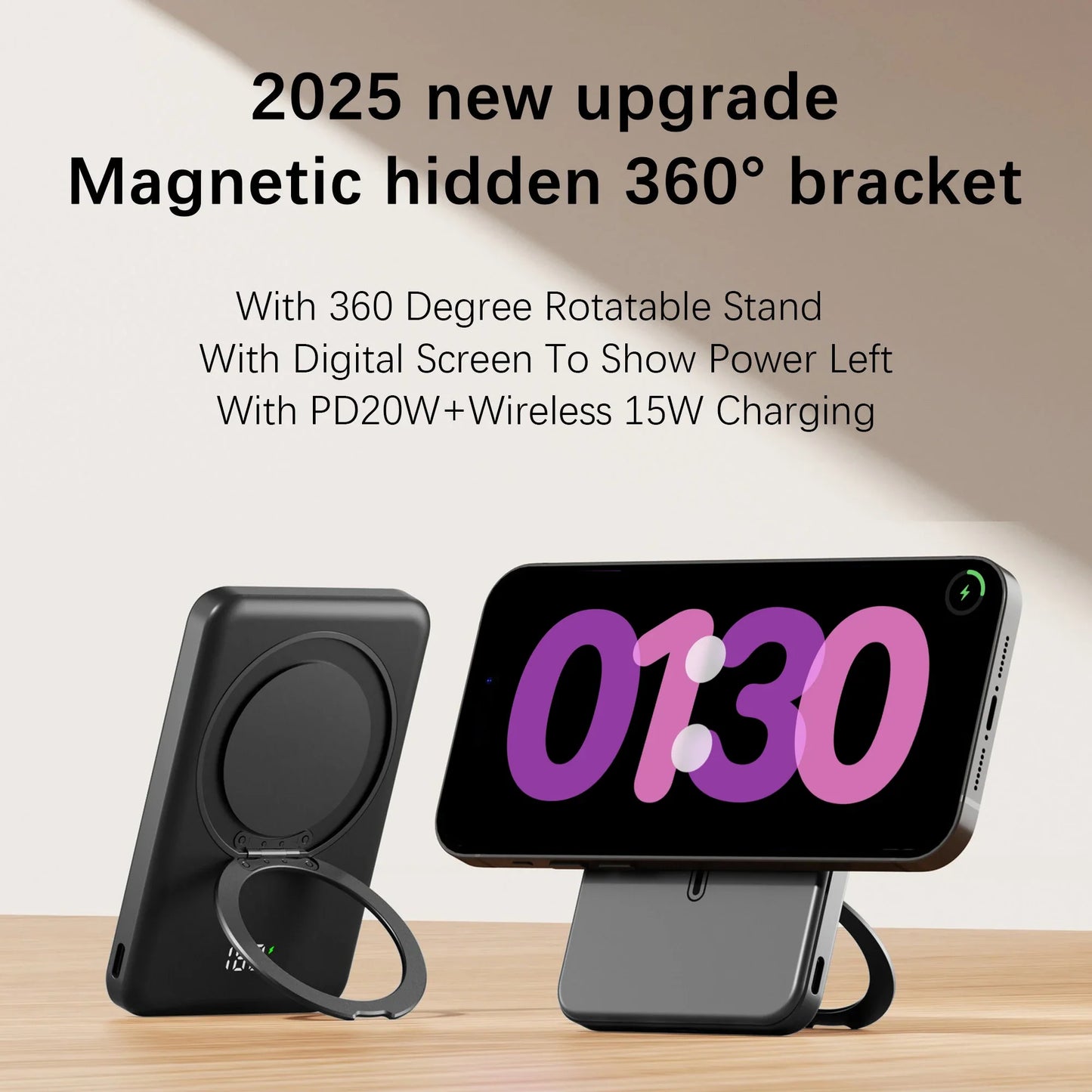 Slim Magnetic Wireless Power Bank