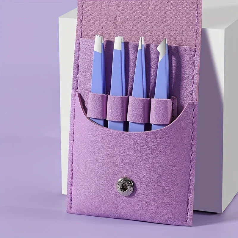 Ouriner 4-Piece Tweezers Set