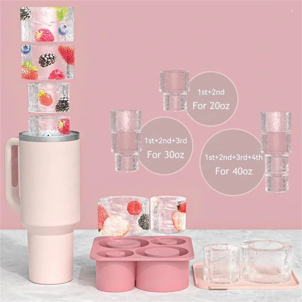 Silicone Circle Ice Cube Mold