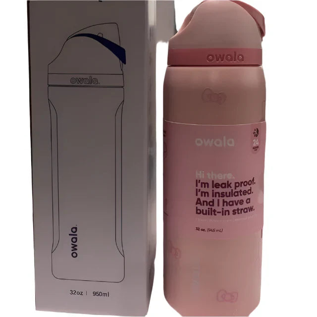 Owala Free Sip Water Bottle Rose