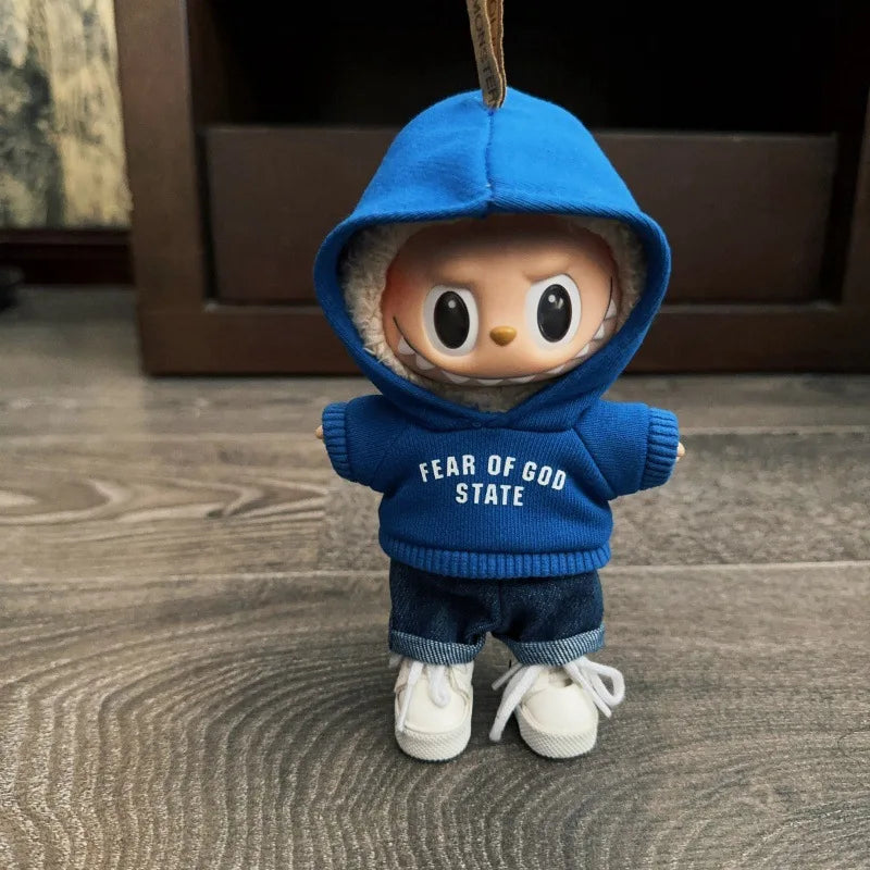 Labubu Doll Clothes Sweater Set