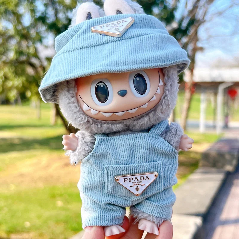 Labubu Corduroy Doll Clothing Set