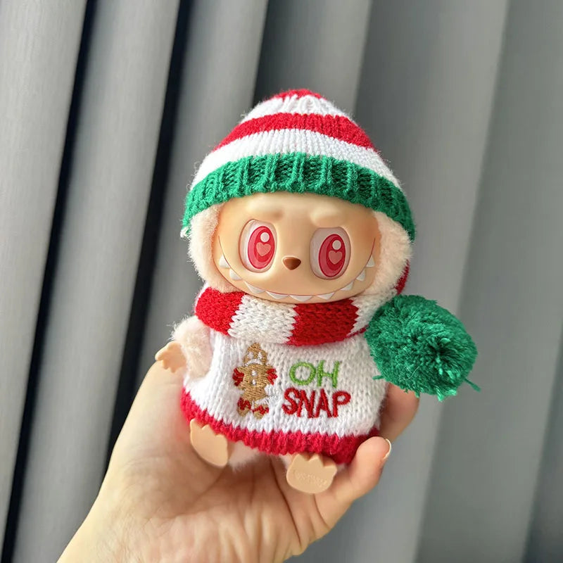 Labubu Kpop Christmas Sweater Set