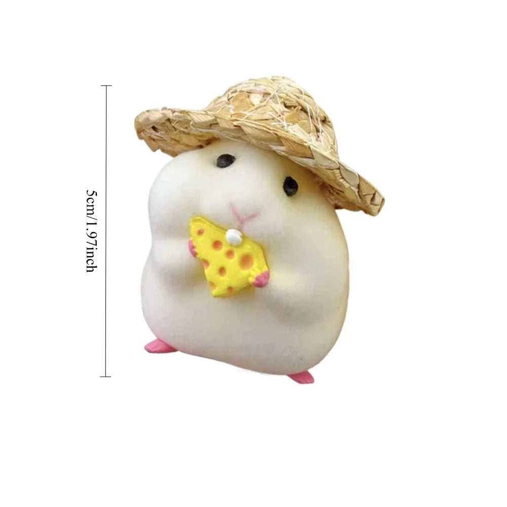 Cute Hamster Car Console Decoration