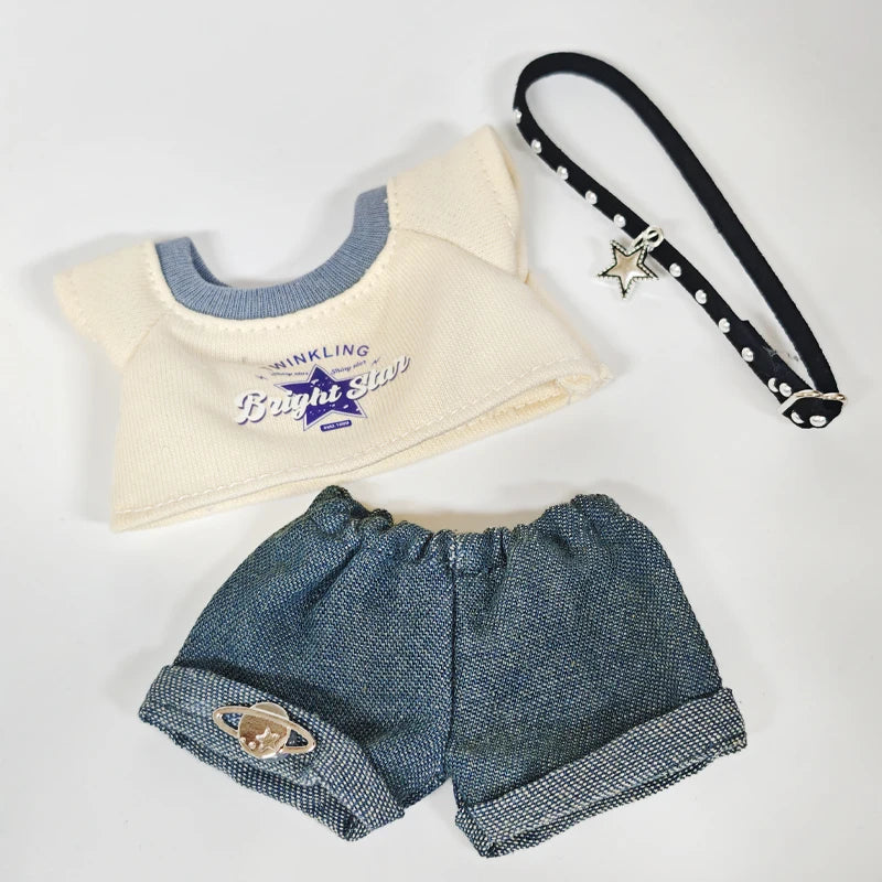 JUMEET Labubu Macaron Doll Outfit Set