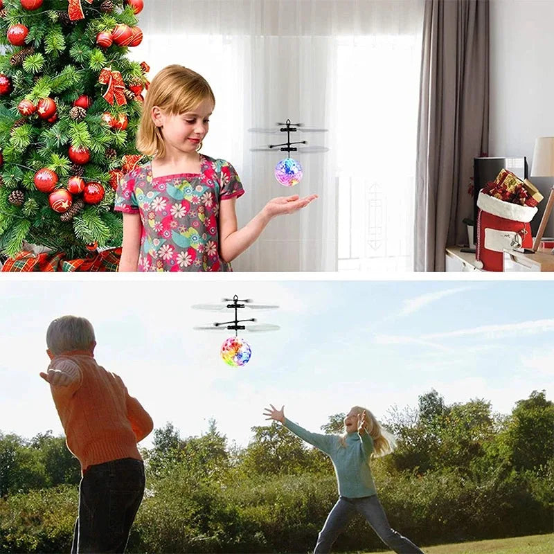 LED Flying Crystal Ball Toy