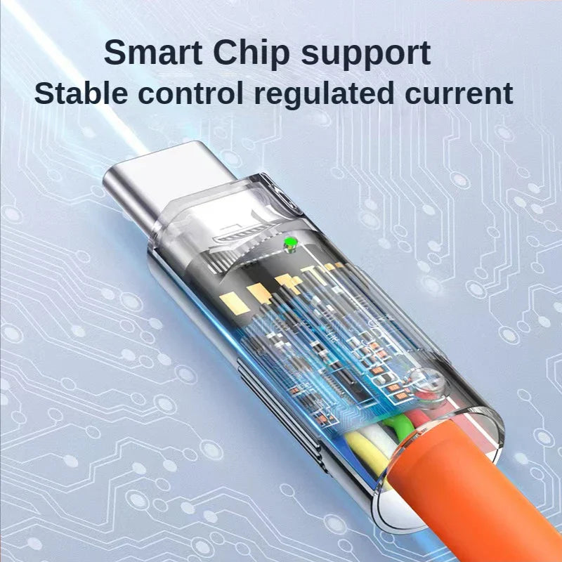 3PCS 120W Type-C Cables