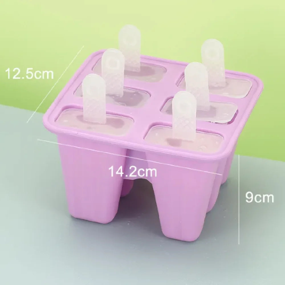 10-Piece Silicone Popsicle Molds