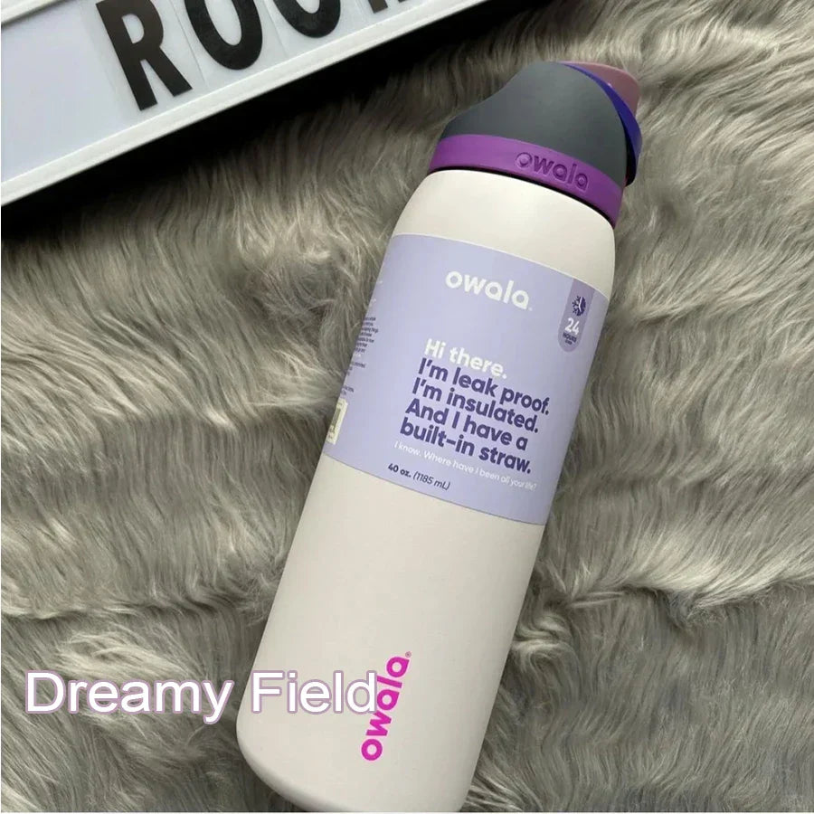 Owala FreeSip Black Panther Bottle