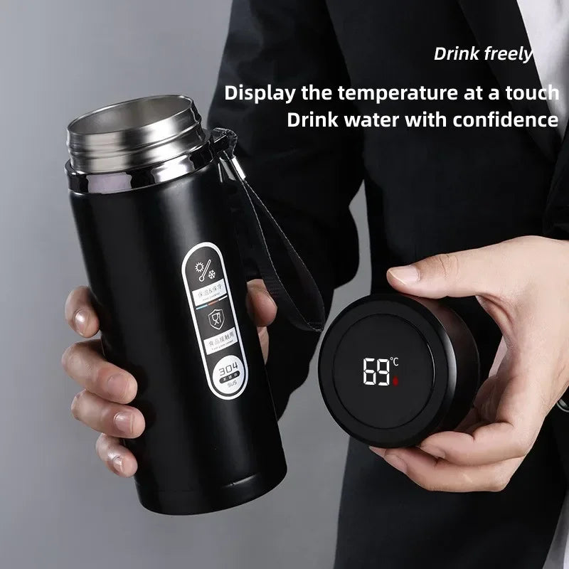 LED Display Stainless Steel Thermos