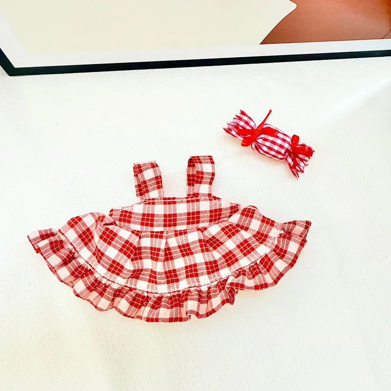 Red Candy Labubu Summer Outfit