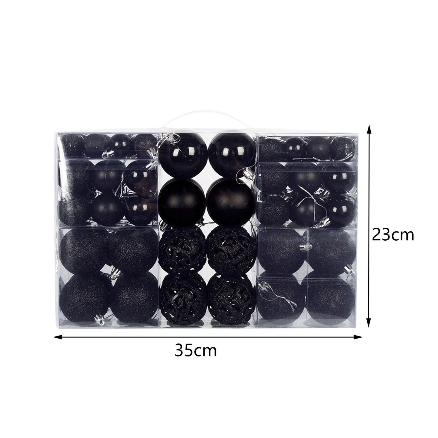 100pcs Shatterproof Christmas Ball Ornaments