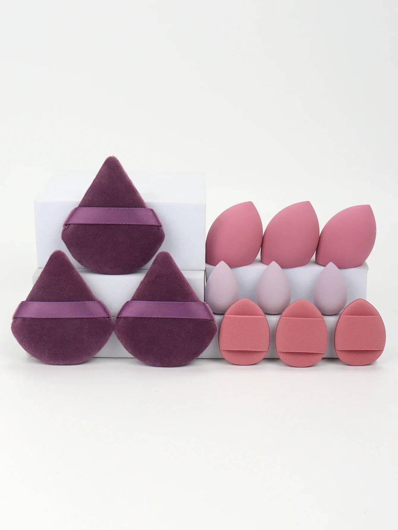 GlamEase 12-Piece Makeup Sponge Set
