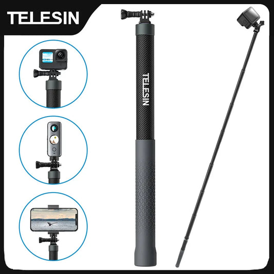 TELESIN Carbon Fiber Selfie Stick