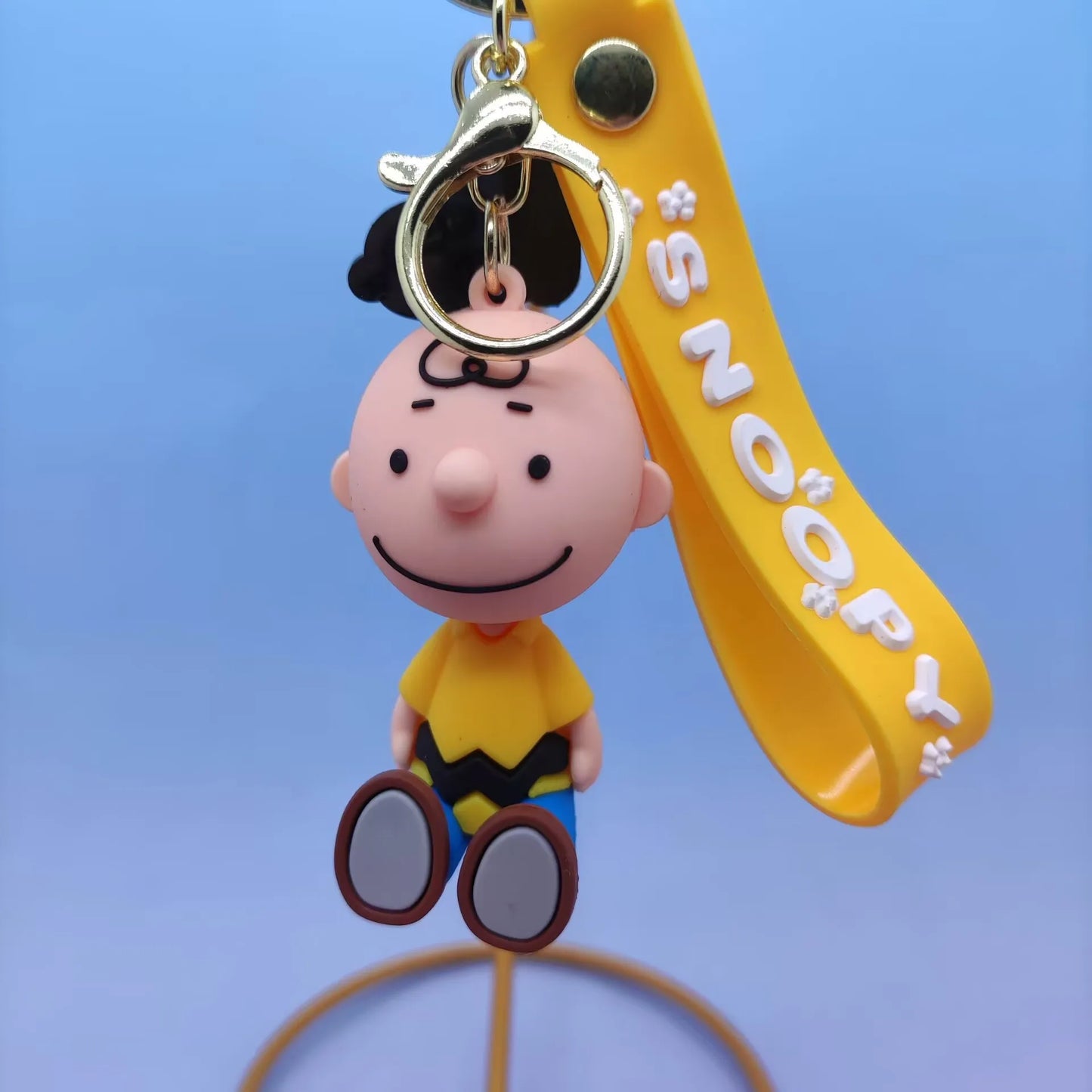 Cute Snoopy Silicone Doll Keychain