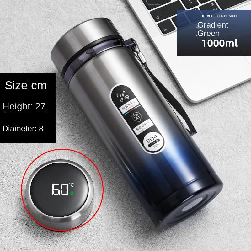 LED Display Stainless Steel Thermos