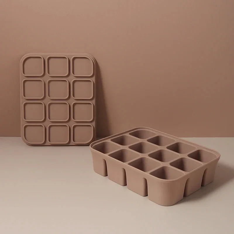 12-Grid Silicone Ice Cube Tray
