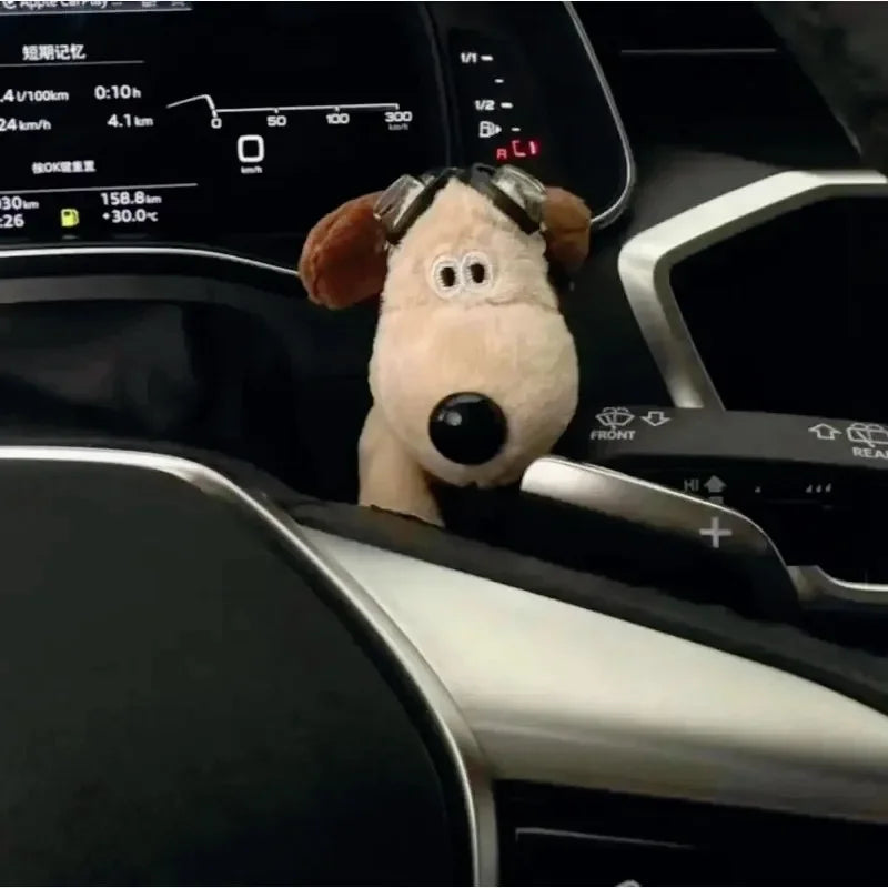 Plush Puppy Car Wiper Decoration