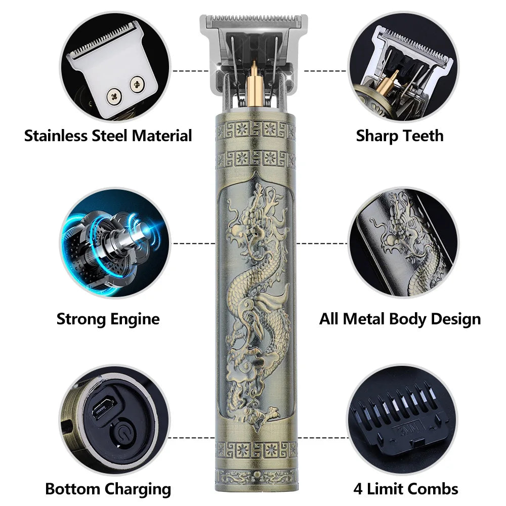 Retro T9 Electric Hair Clipper