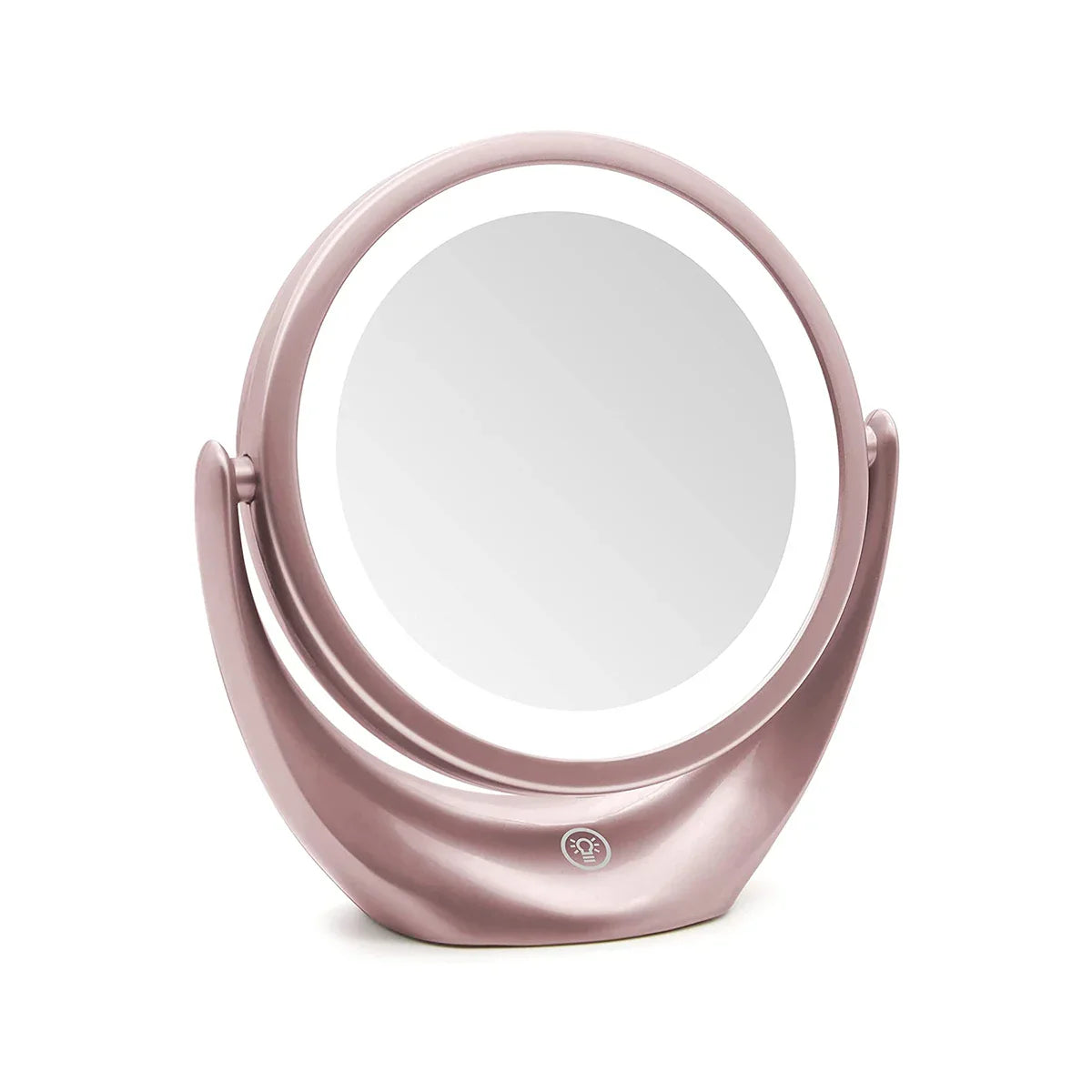 Rechargeable Double-Sided Makeup Mirror