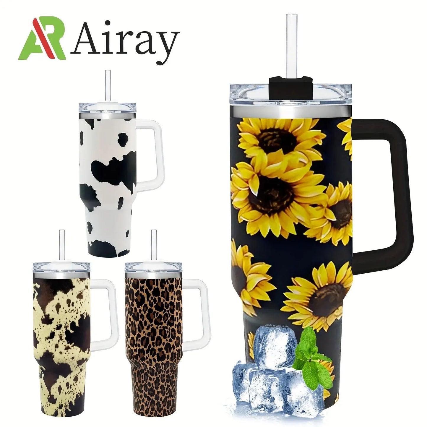 Leopard Print 40oz Coffee Cup