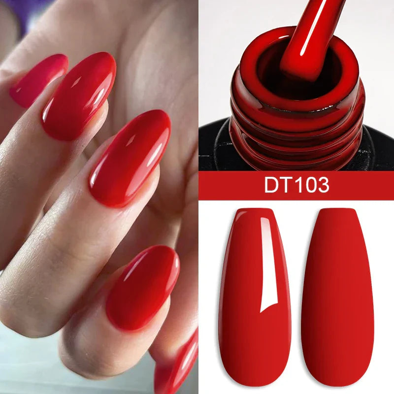 MEET ACROSS Red Gel Polish