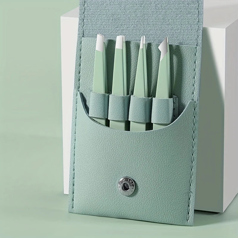 Ouriner 4-Piece Tweezers Set